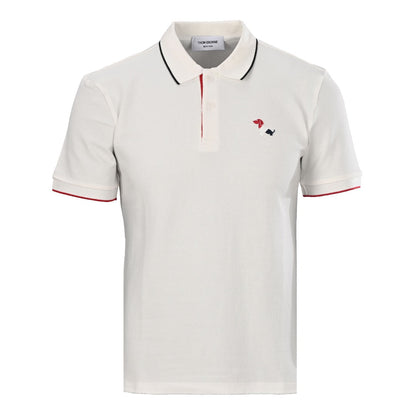 Men's Embroidered Polo Shirt — Cotton Piqué THOM TREND