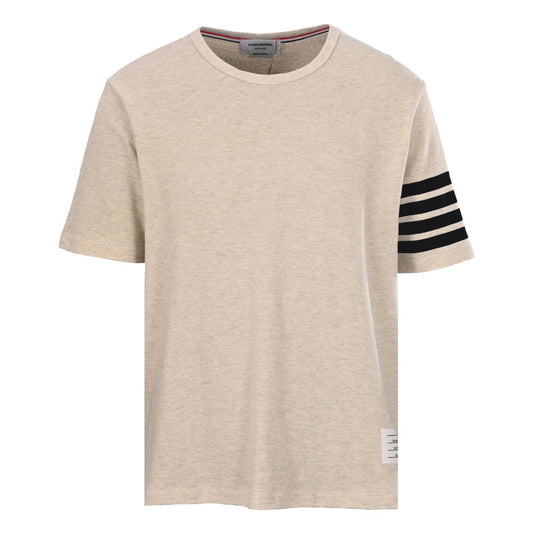 Men's Four-Bar Crew Neck T-Shirt — Cotton THOM TREND