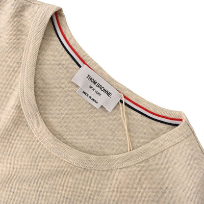 Men's Four-Bar Crew Neck T-Shirt — Cotton THOM TREND