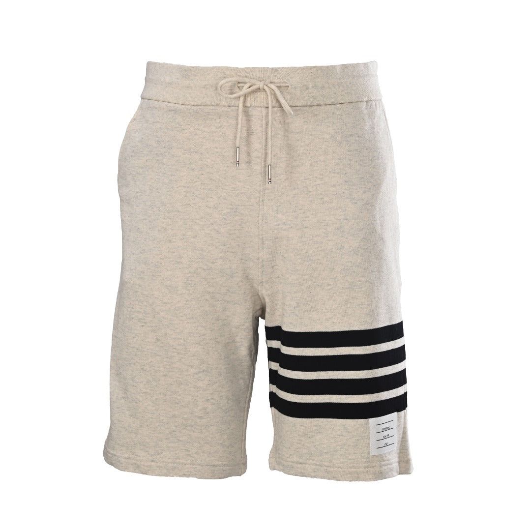 Men's Four-Bar Woven Shorts — Cotton THOM TREND