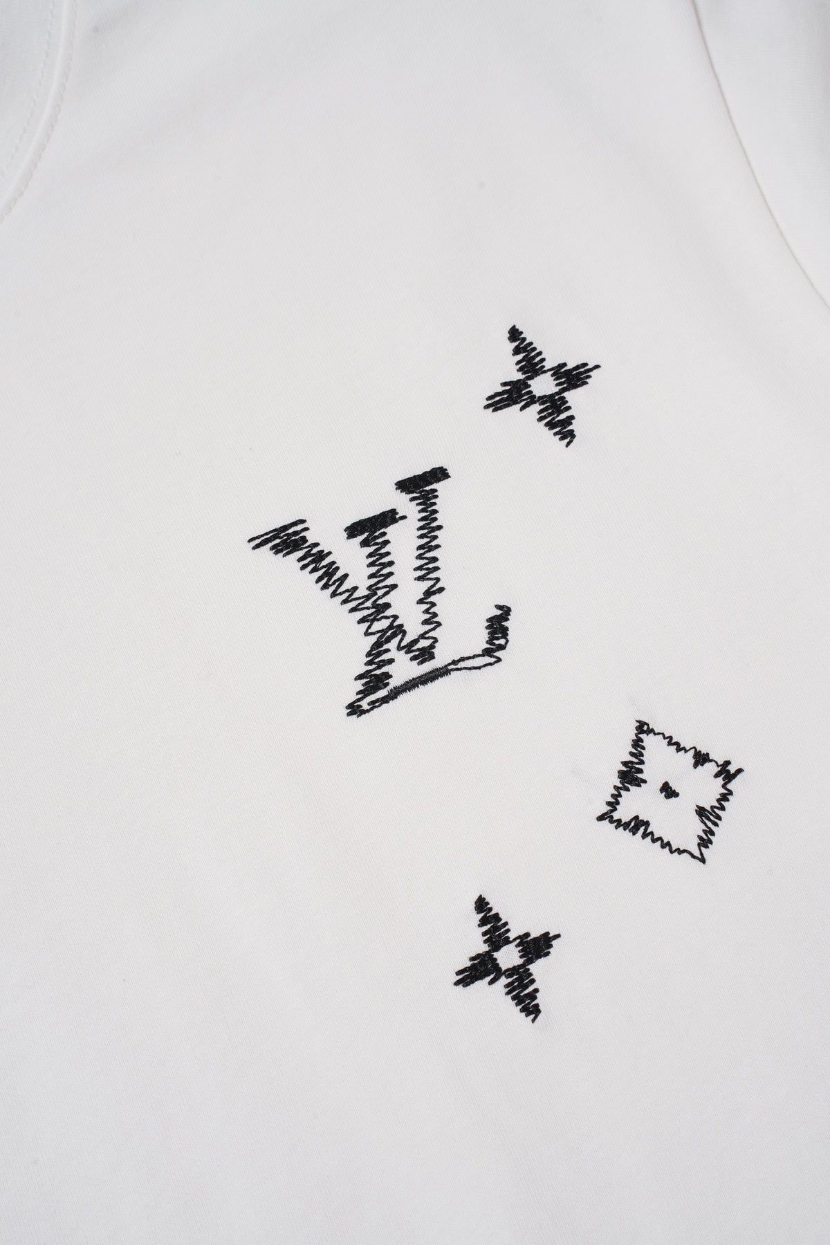 Logo Appliqué Embroidered Short Sleeve Tee