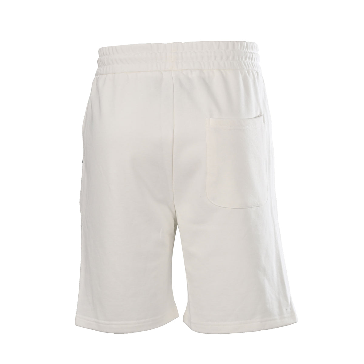 Distressed Monogram Print Fleece Shorts