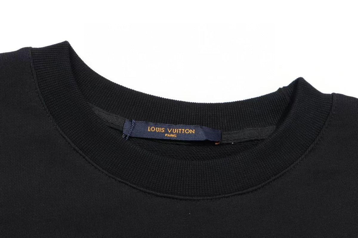 Designer Graphic Print Crewneck Sweatshirt