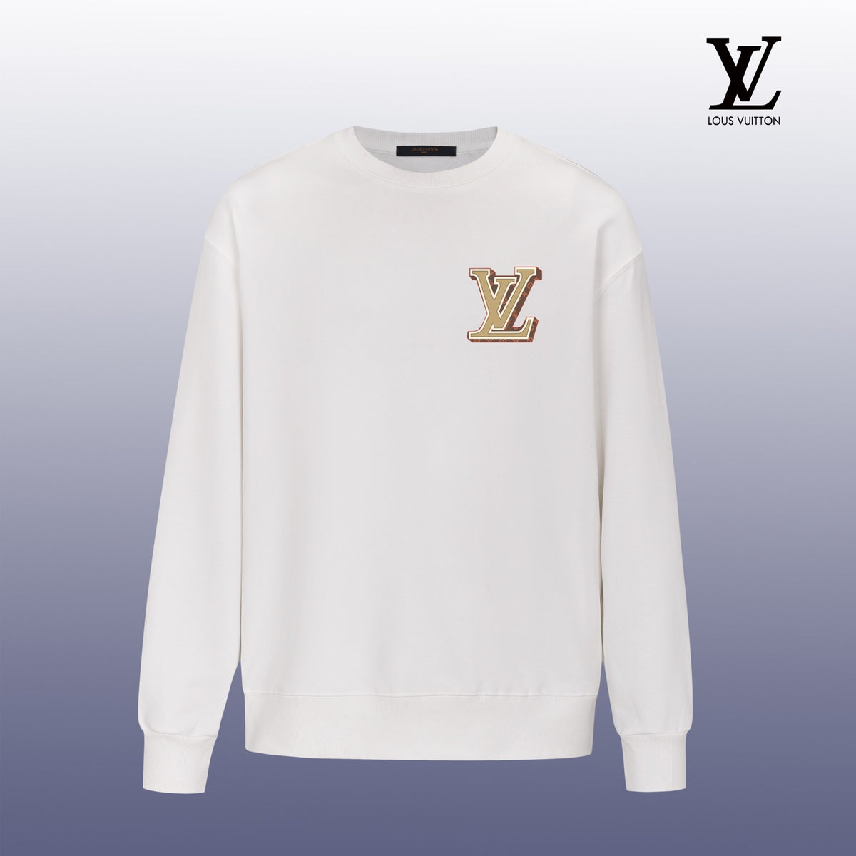 Designer Graphic Print Crewneck Sweatshirt
