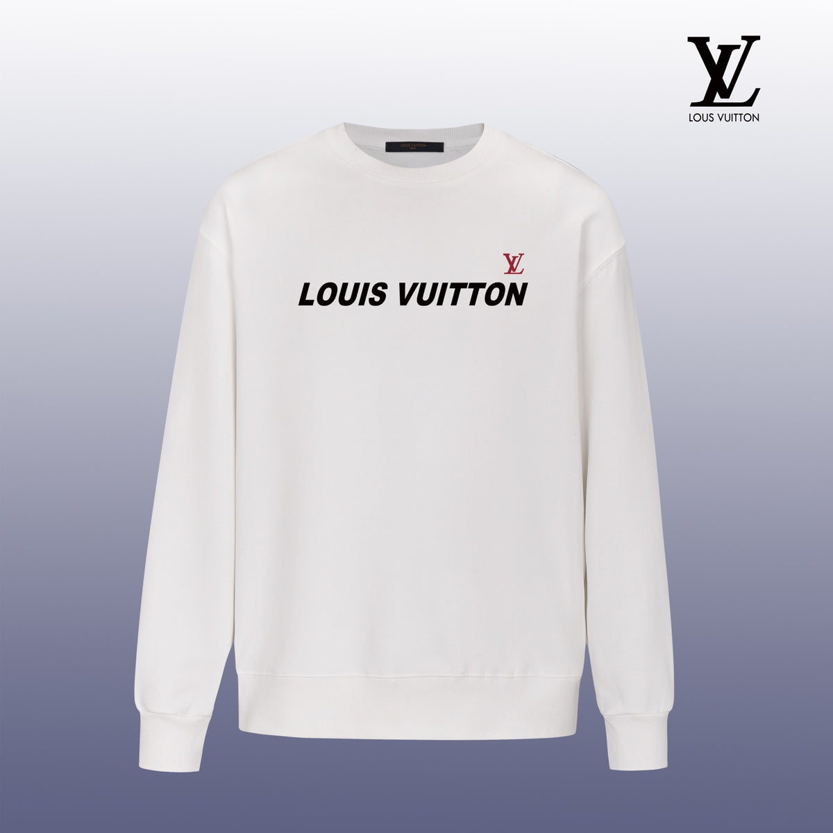 Designer Graphic Print Crewneck Sweatshirt