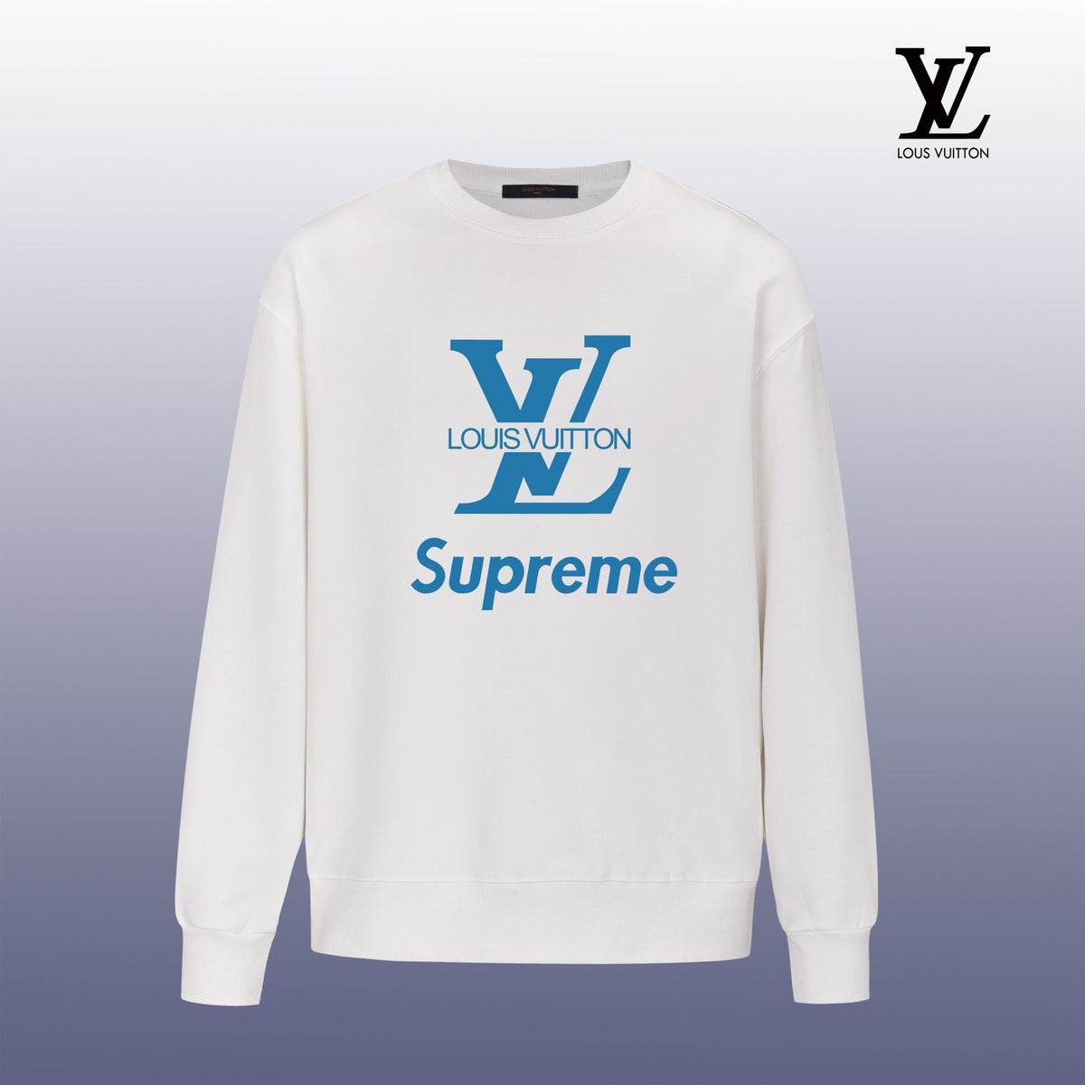 Designer Graphic Print Crewneck Sweatshirt