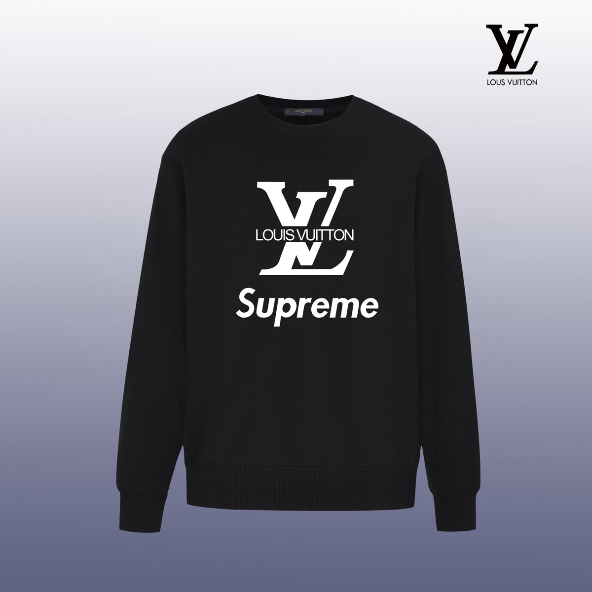 Designer Graphic Print Crewneck Sweatshirt