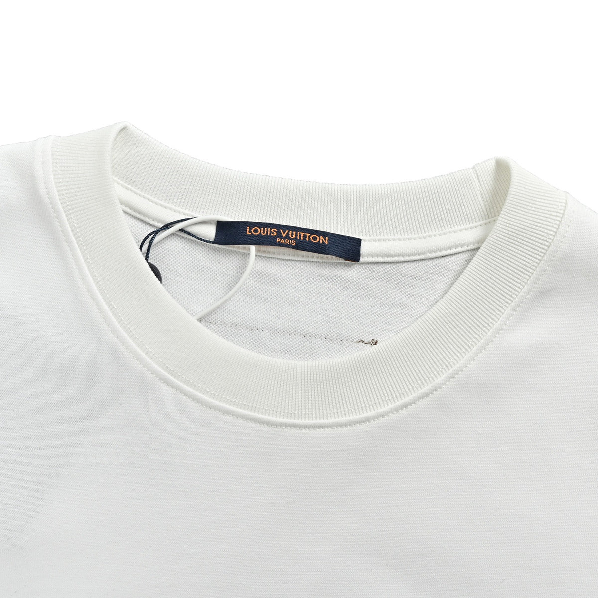 Beaded Logo Embroidered Short Sleeve Tee