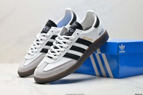 Adidas Originals Spezial White Black Gum Leather Sneakers