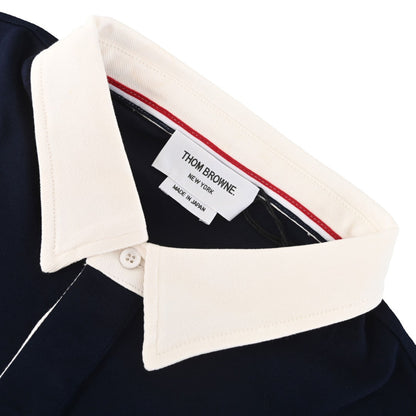 Contrast-Collar Cotton Polo — THOM TREND THOM TREND