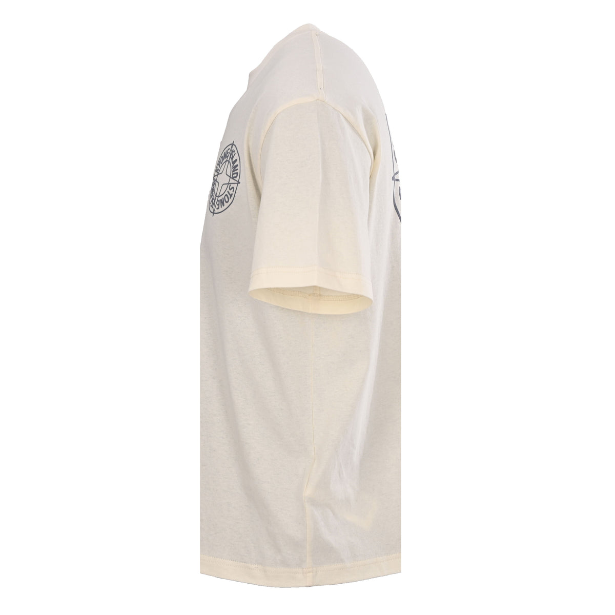 Stone Island Outline Compass Cotton T-Shirt - Off-White product detail view