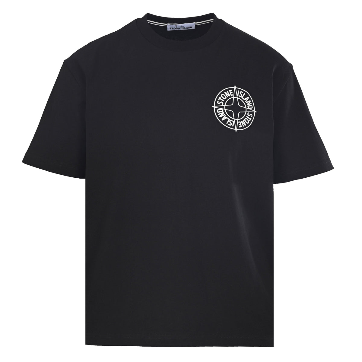 Stone Island Outline Compass Cotton T-Shirt - Off-White product detail view