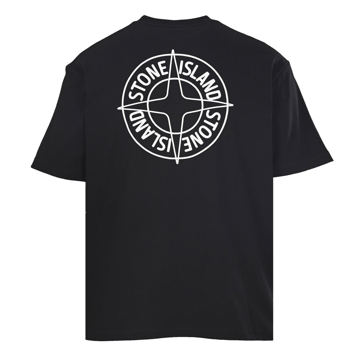 Stone Island Outline Compass Cotton T-Shirt - Off-White product detail view
