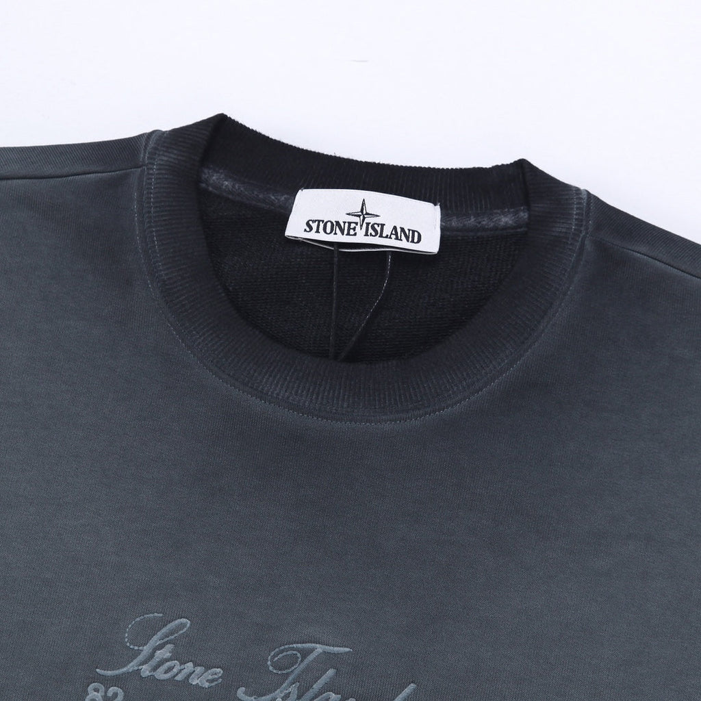 Stone Island 40th Anniversary Gradient Crewneck Sweatshirt - Black product detail view
