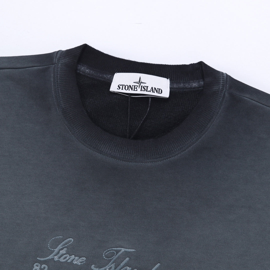 Stone Island 40th Anniversary Gradient Crewneck Sweatshirt - Black product detail view