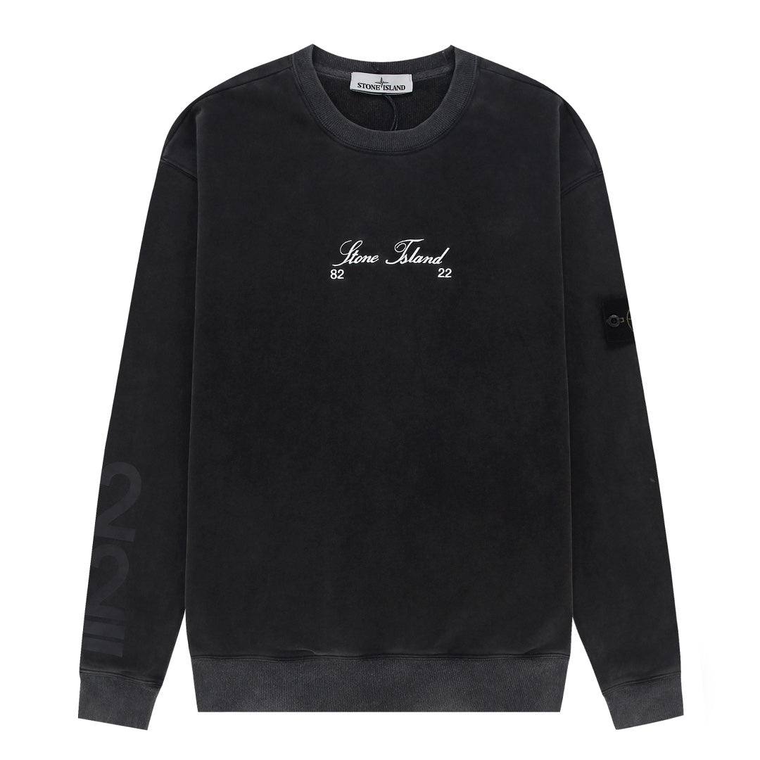 Stone Island 40th Anniversary Gradient Crewneck Sweatshirt - Gray product detail view