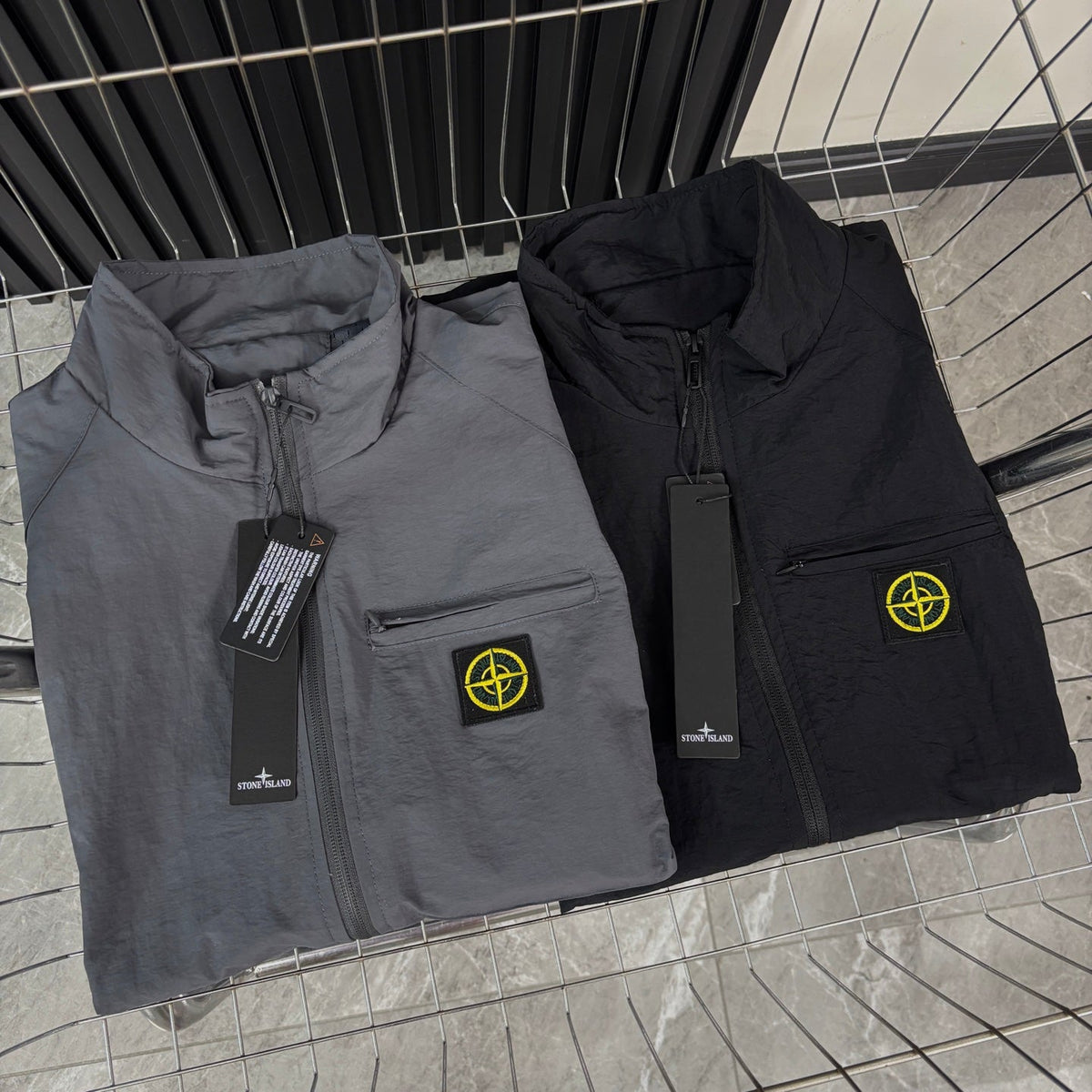 Stone Island Multi-Pocket Compass Badge Tactical Vest - Black product detail view
