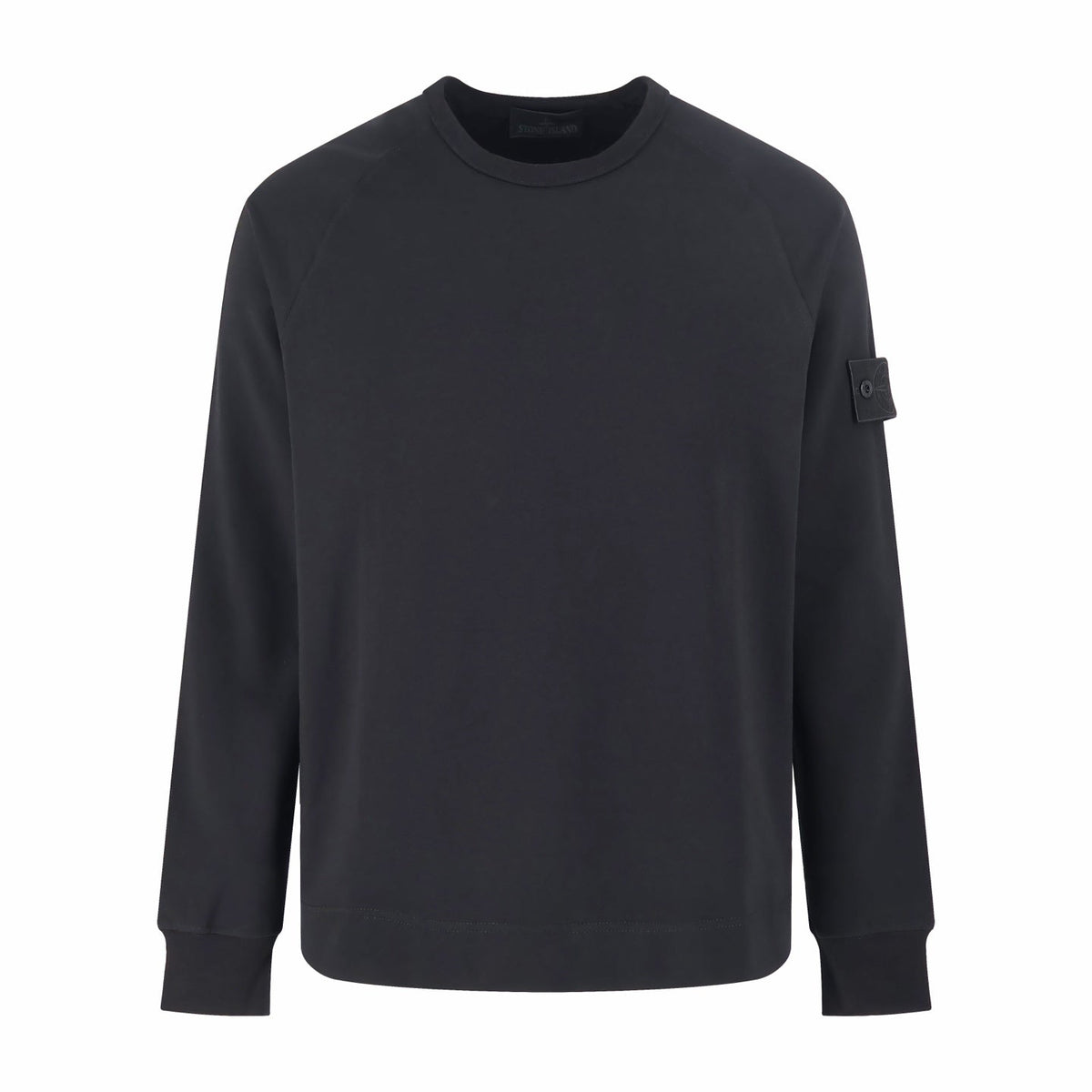 Stone Island 380 GSM Fleece Compass Badge Sweatshirt front view