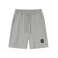 Stone Island Badge-Patch Drawstring Fleece Shorts