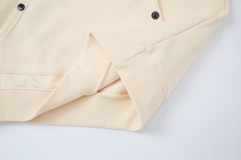 Stone Island Brushed Fleece Compass Badge Pullover Hoodie - Pink product detail view