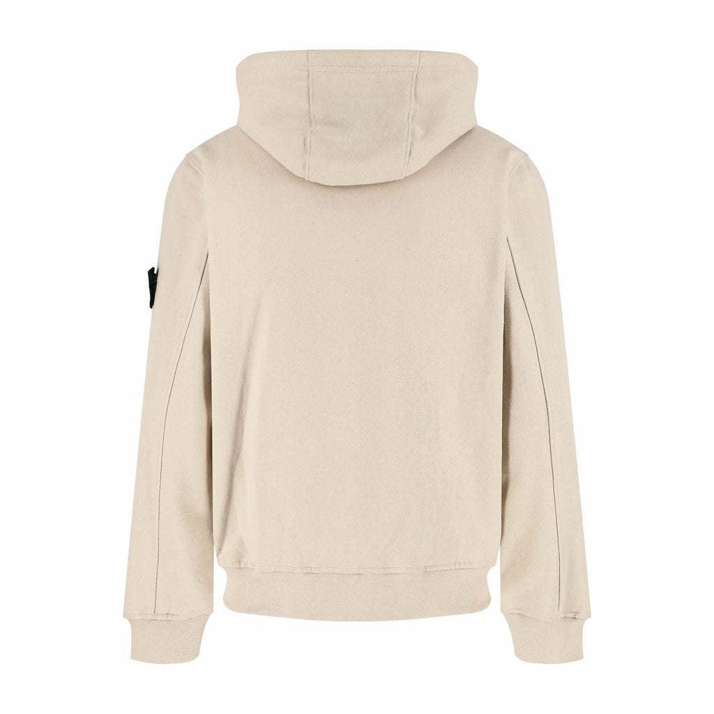 Stone Island Compass Badge-Cuff Full-Zip Hoodie product detail view
