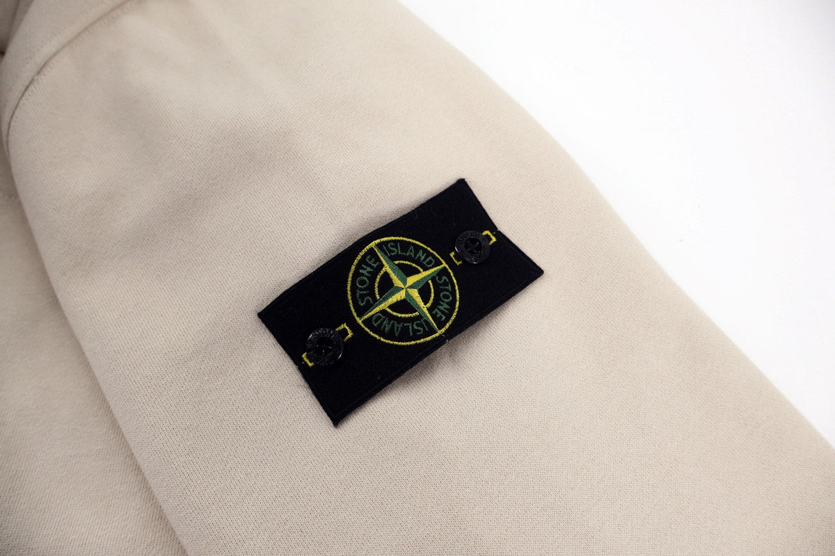 Stone Island Compass Badge-Cuff Full-Zip Hoodie product detail view