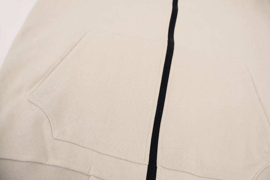Stone Island Compass Badge-Cuff Full-Zip Hoodie product detail view