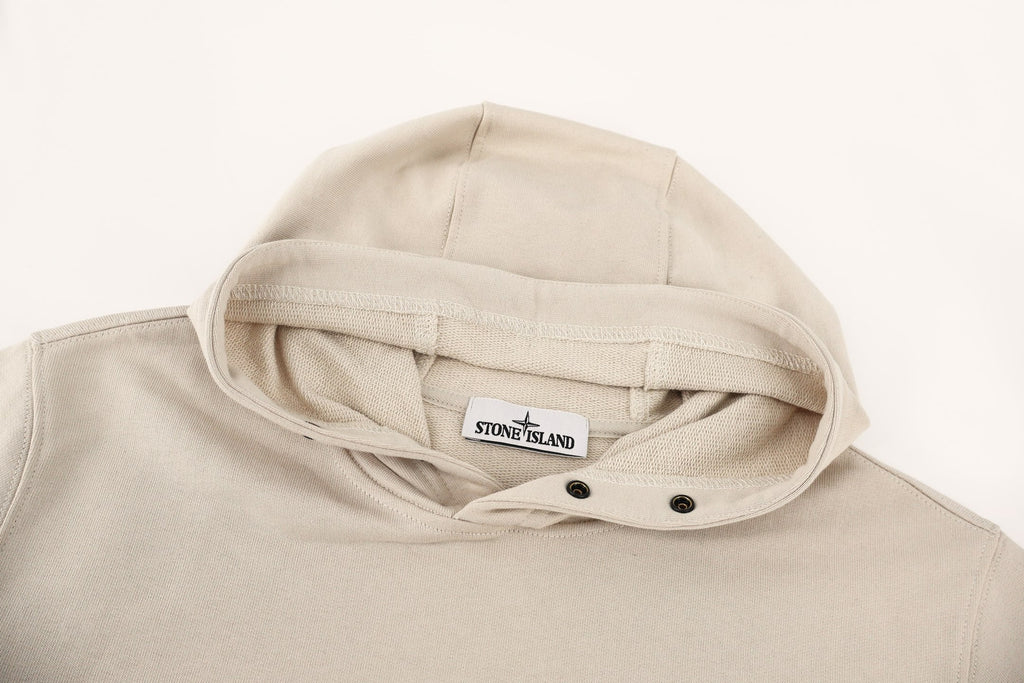 Stone Island Compass Badge-Cuff Pullover Hoodie product detail view