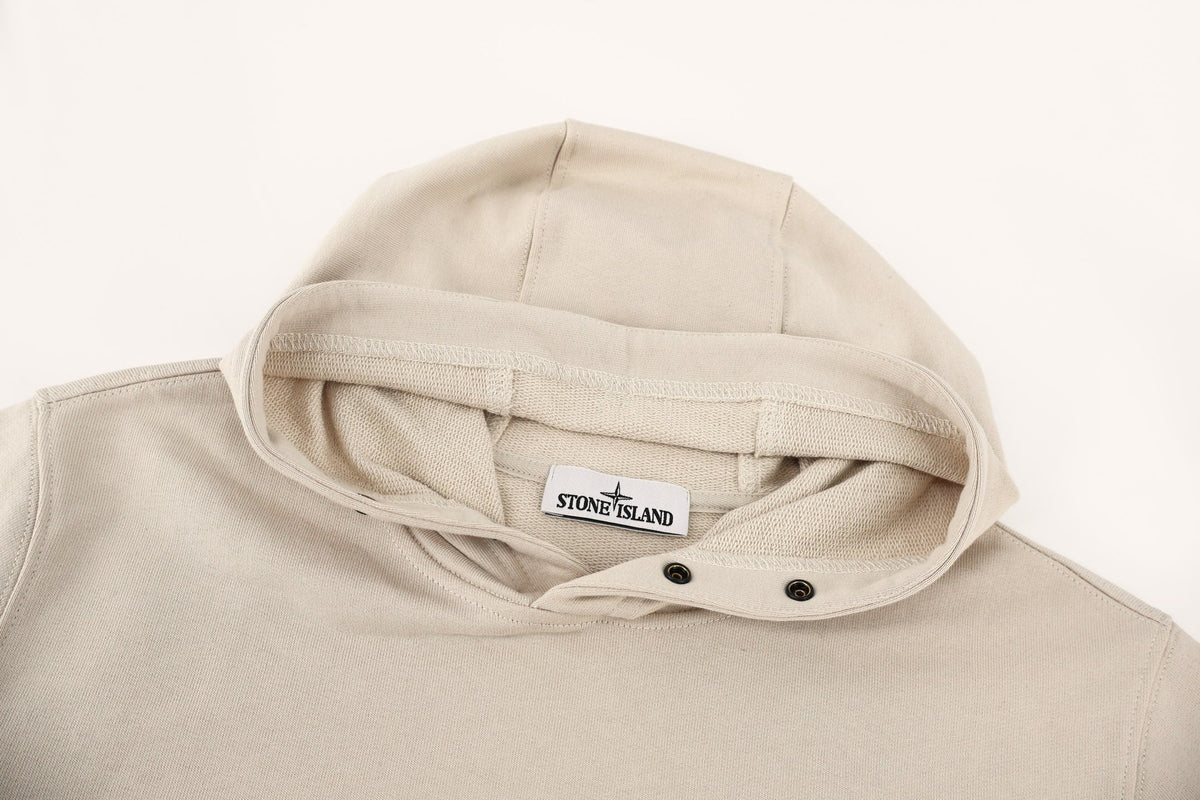 Stone Island Compass Badge-Cuff Pullover Hoodie product detail view