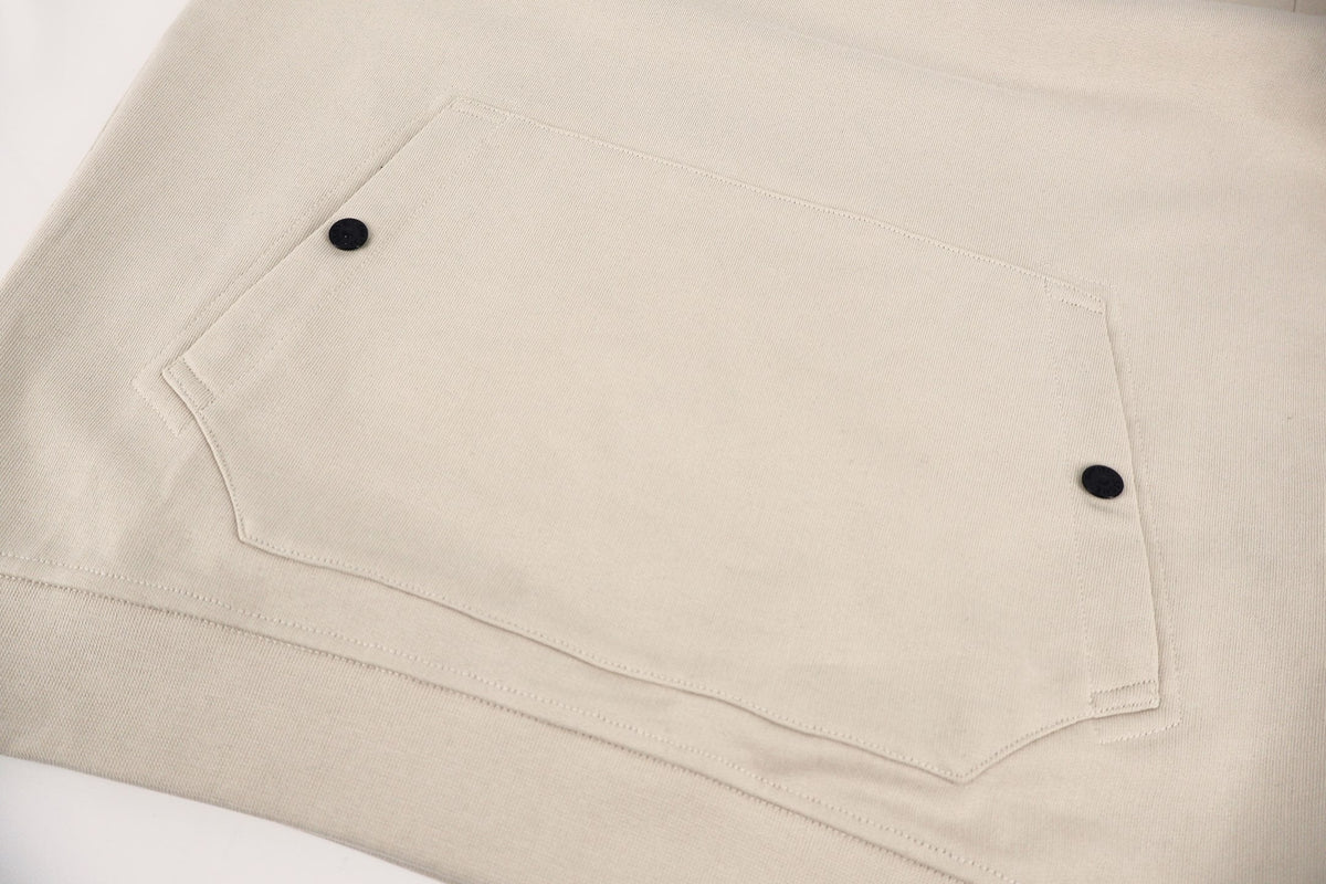 Stone Island Compass Badge-Cuff Pullover Hoodie product detail view