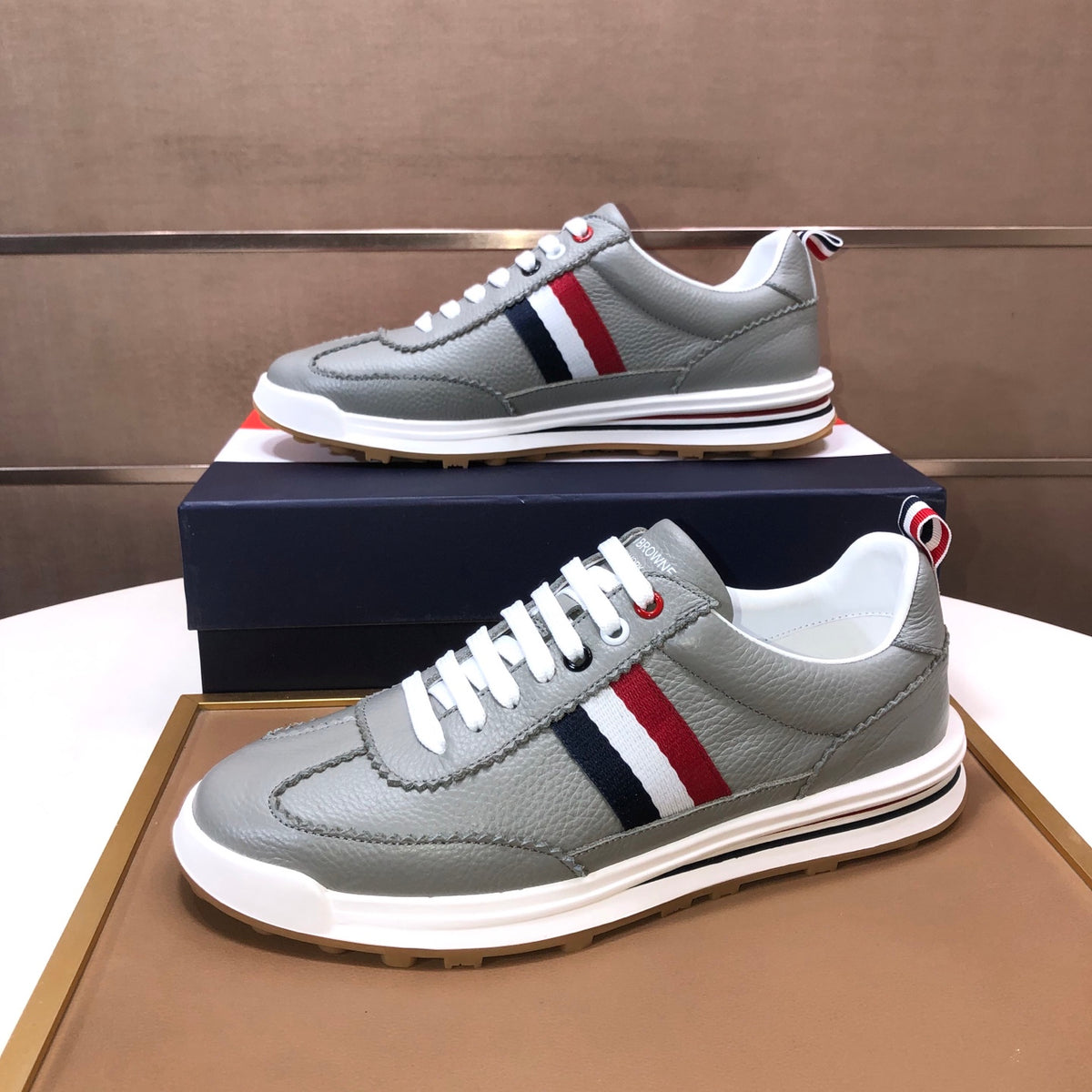 Full-Grain Leather Sneaker III — Classic Court Edition