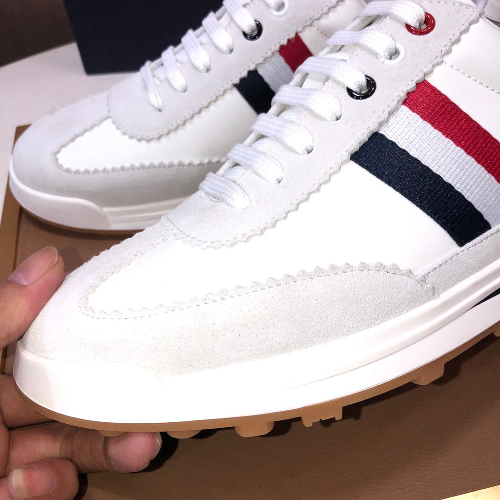 Full-Grain Leather Sneaker IV — Monogram Canvas Edition