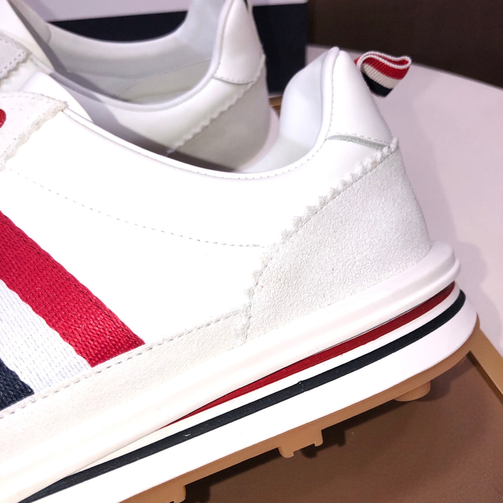 Full-Grain Leather Sneaker IV — Monogram Canvas Edition