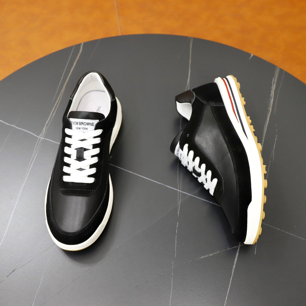 Premium Leather Sneaker — Rubber Sole Edition