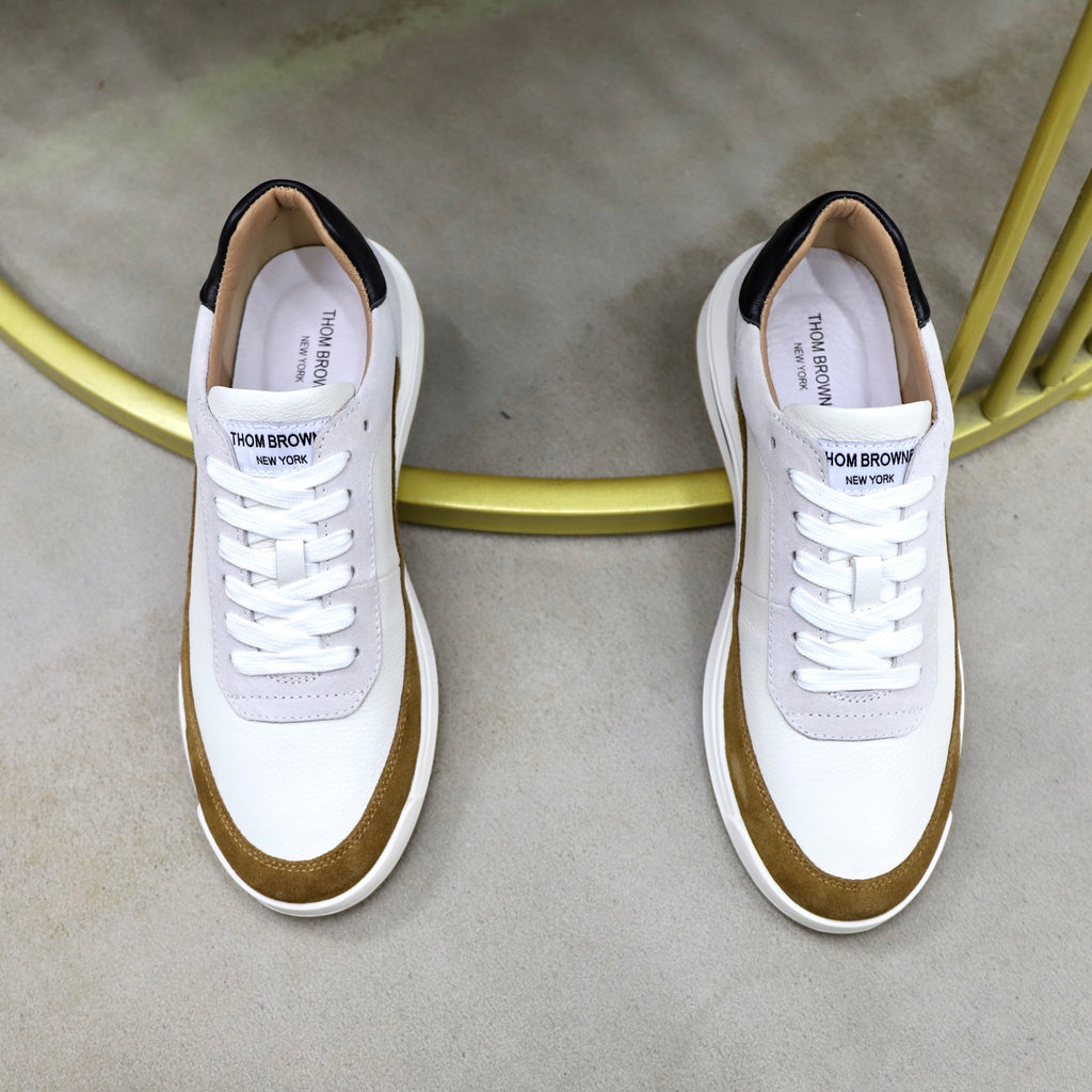 Premium Leather Sneaker — Lace-Up Derby Edition