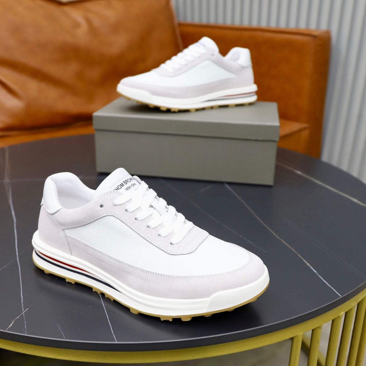 Premium Leather Sneaker — Slip-On Loafer Edition