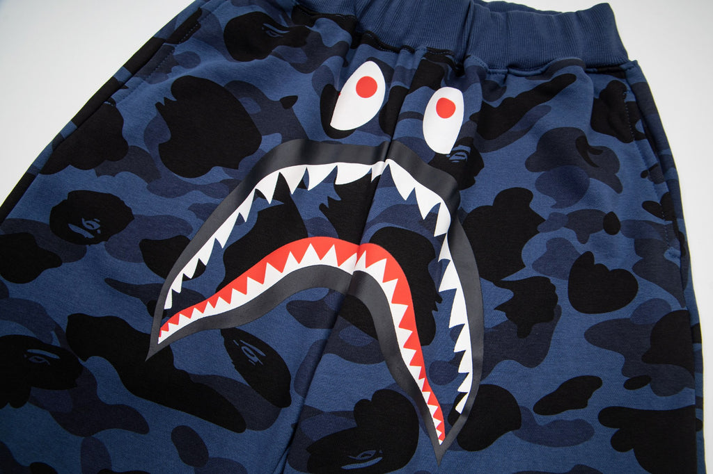 BAPE 1st Camo Shark Sweat Shorts – Unisex Streetwear