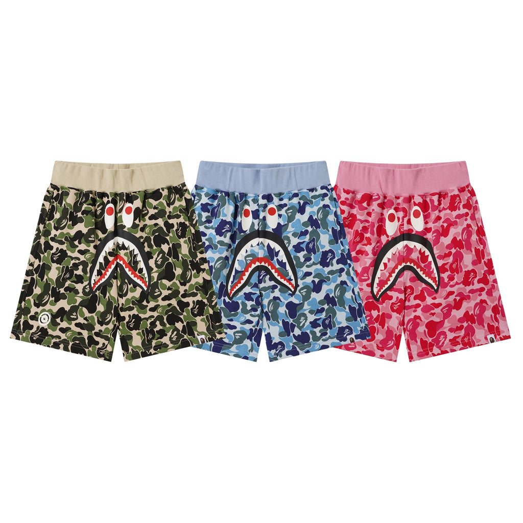 BAPE 1st Camo Shark Sweat Shorts