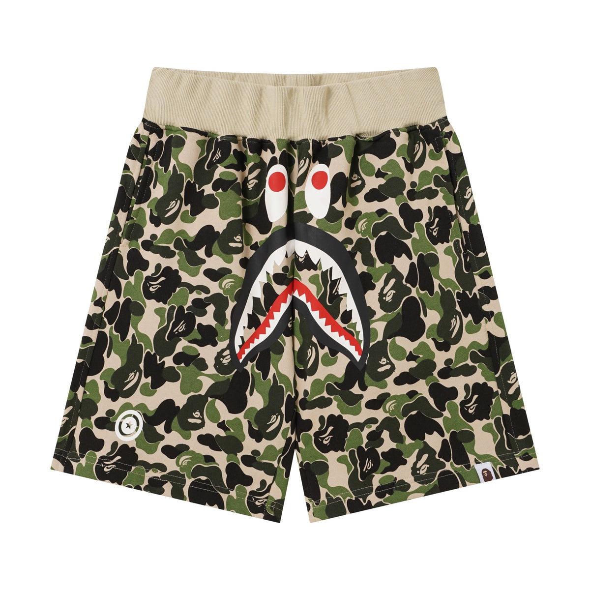 BAPE 1st Camo Shark Sweat Shorts