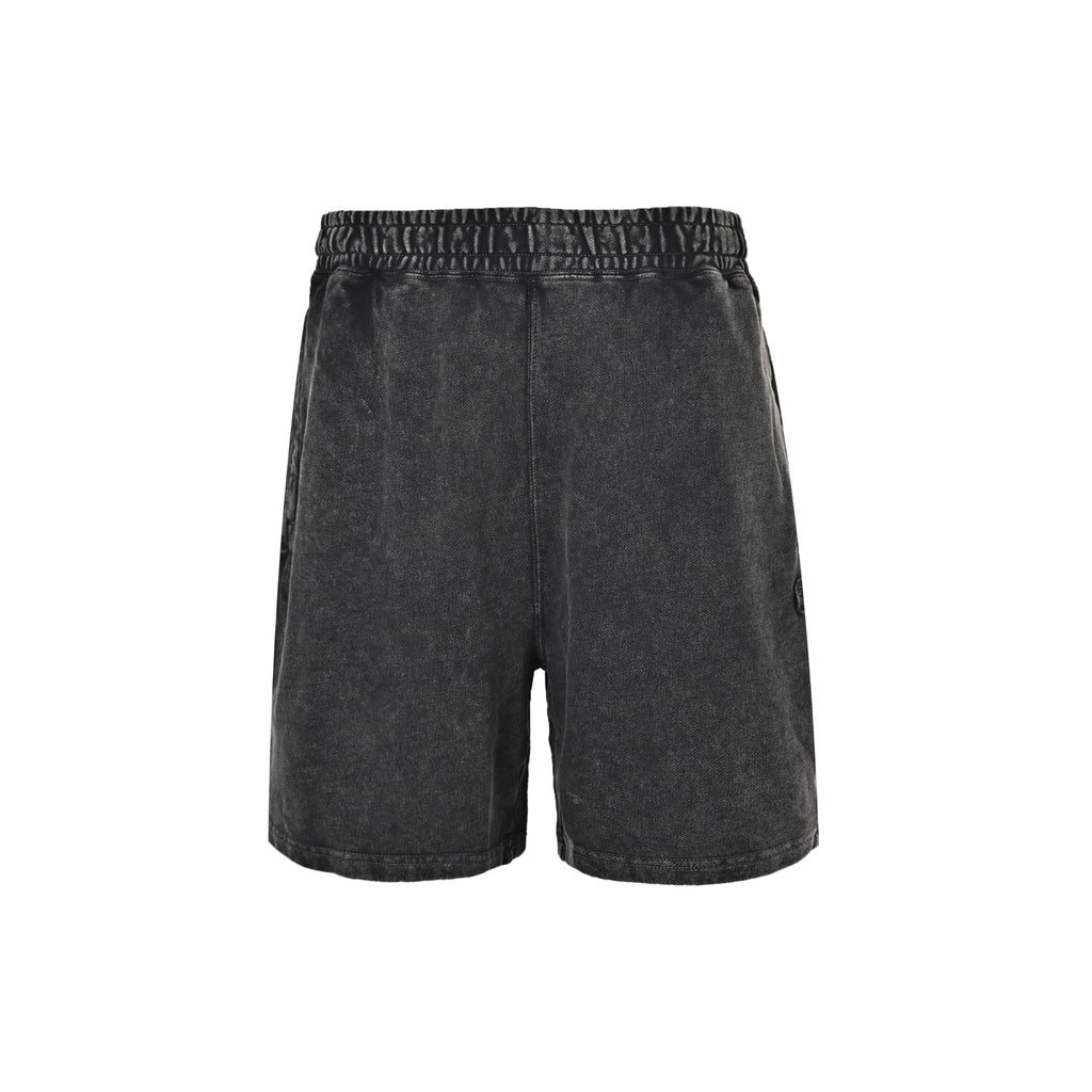 BAPE Washed Ape Embroidery Heavyweight Sweat Shorts