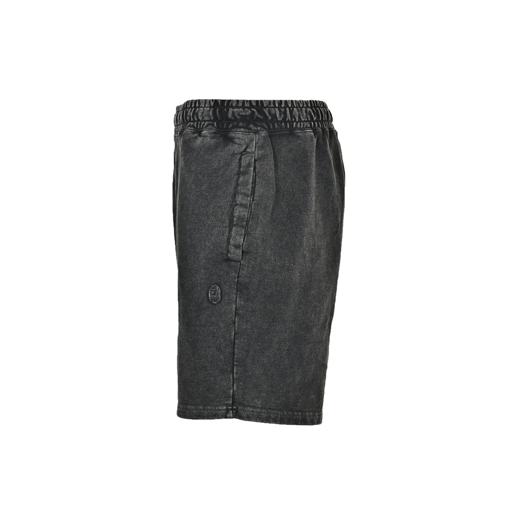 BAPE Washed Ape Embroidery Heavyweight Sweat Shorts
