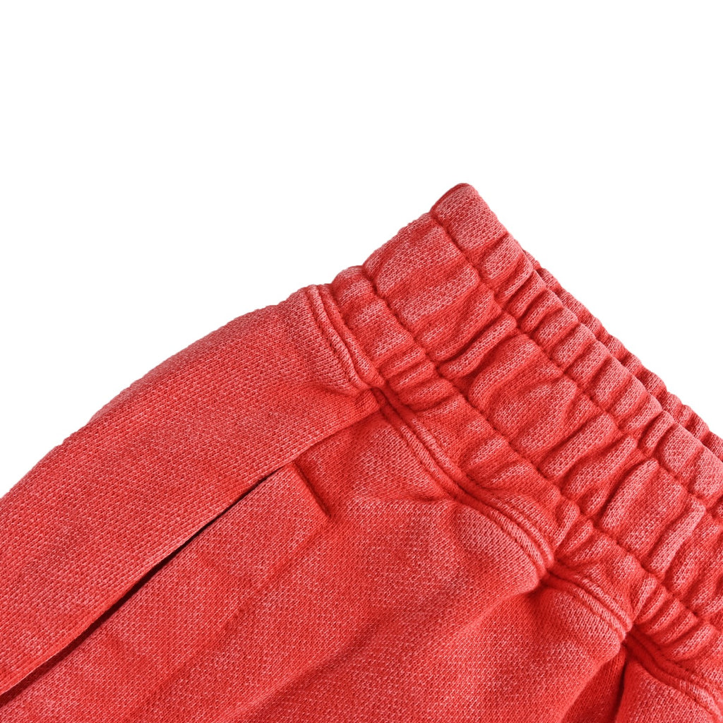 BAPE Washed Heavyweight Sweat Shorts – Red