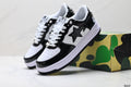 BAPE STA Low-Top Sneakers - Black/White