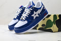 BAPE SK8 STA Low-Top Sneakers - Blue/White