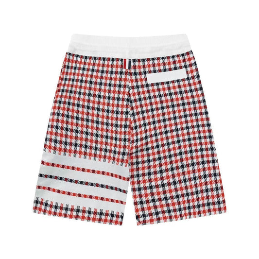 2026  Four-Stripe Jacquard Knit Shorts THOM TREND