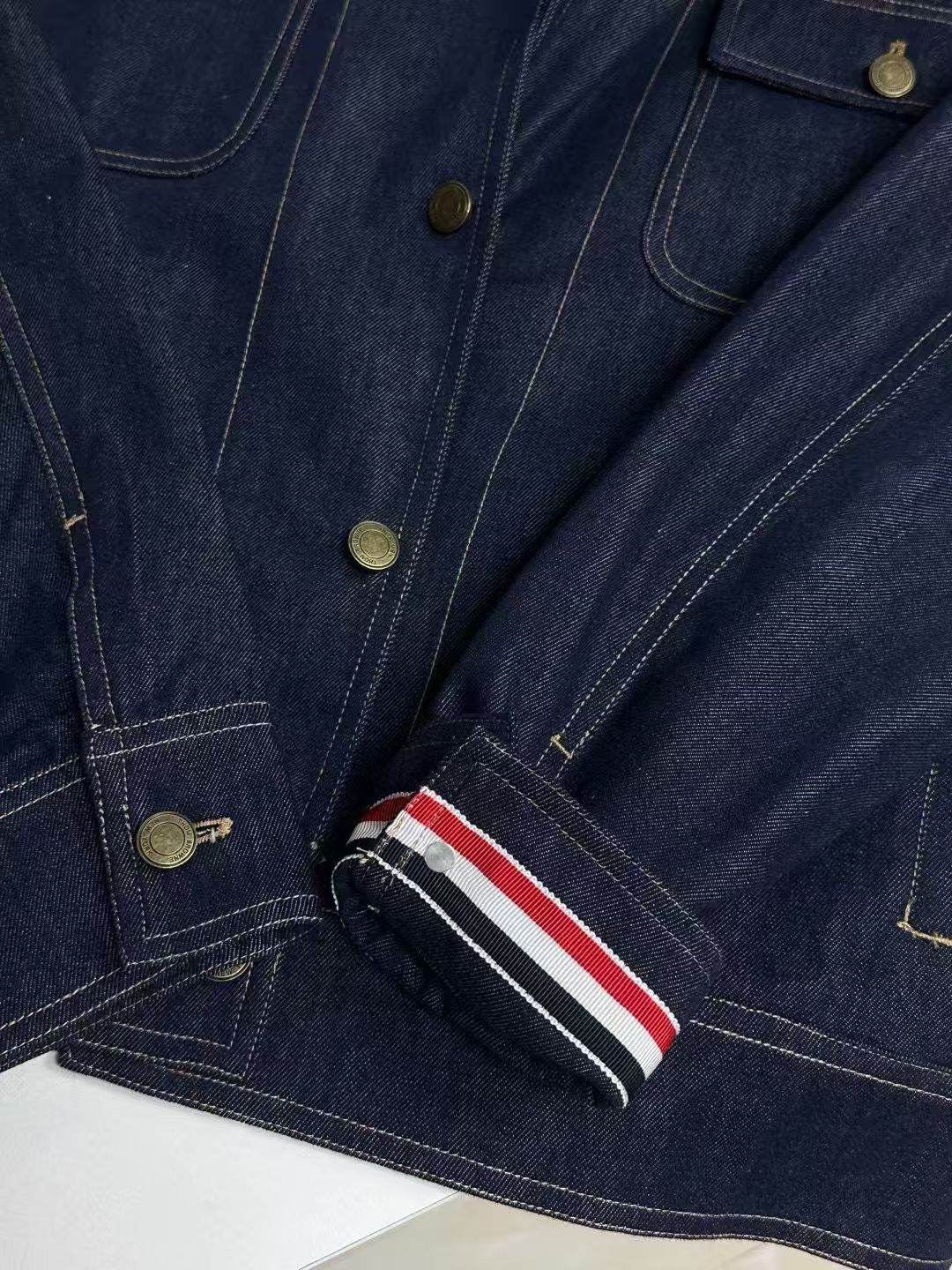 Four-Bar Denim Workwear Jacket THOM TREND