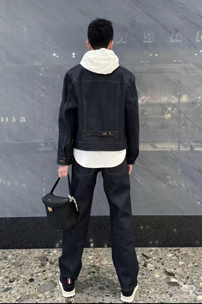 Four-Bar Denim Workwear Jacket THOM TREND