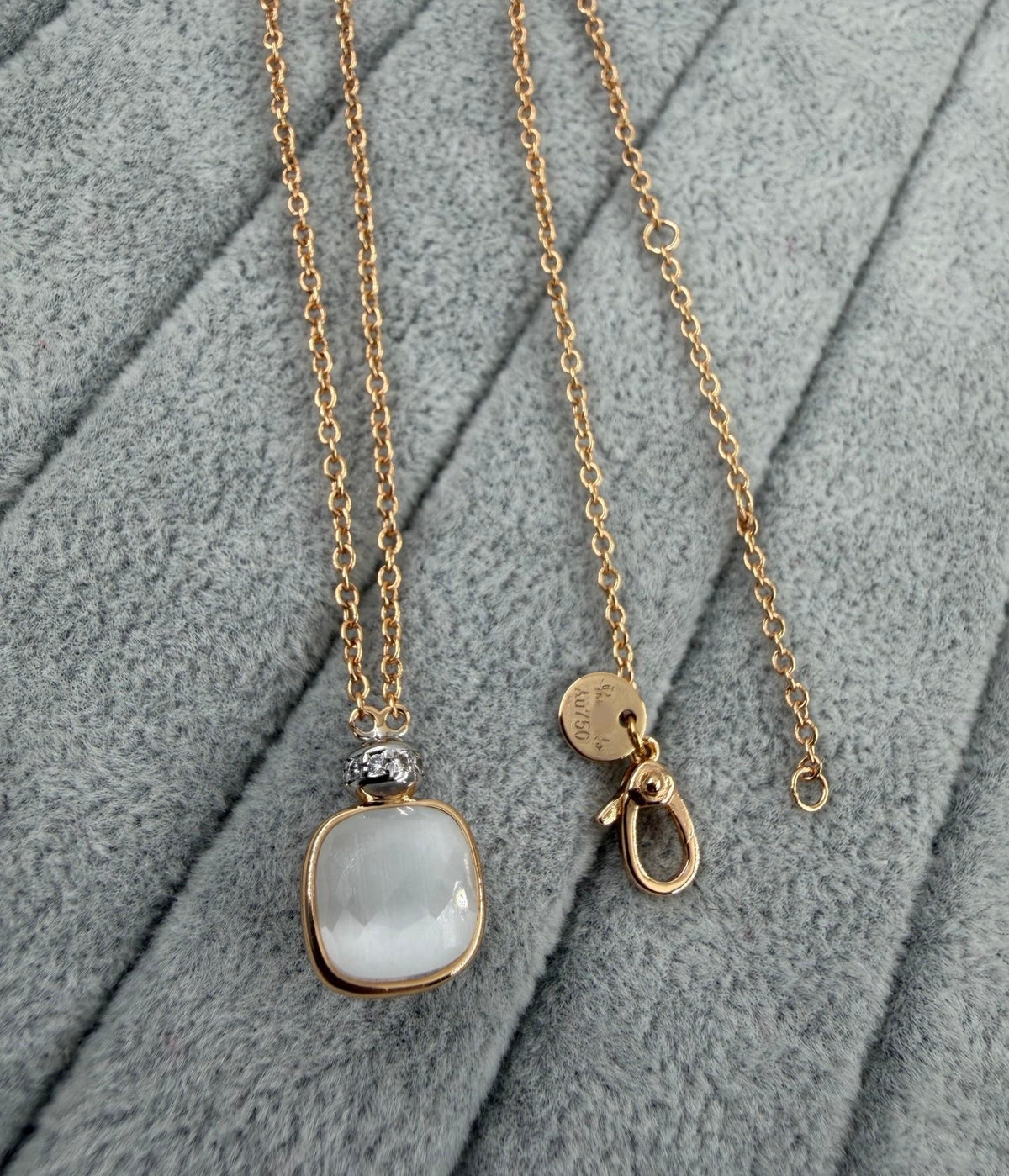Pomellato Style Perfume Bottle 18K Gold-Plated Necklace
