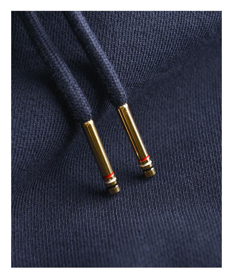 Thom Browne Style Unisex Casual Sweatpants with Signature Four-Bar Detail - Image 5