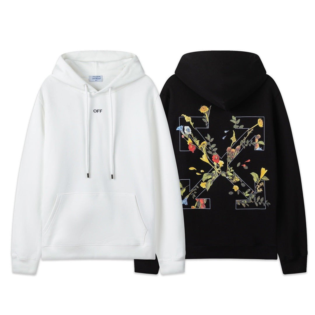 OFF Oversized Pullover Hoodie Light Luxury Station